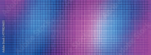 추상적인 격자 무늬 배경에 부드럽게 혼합되는 파란색과 보라색의 그라데이션