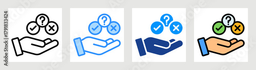 Good Decision Icon Collection Set Multiple Style