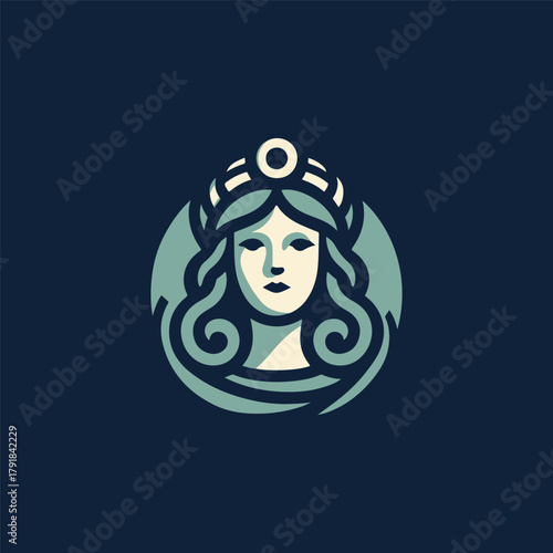 Hera Goddess Logo