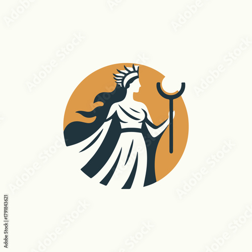 Hera Goddess Logo