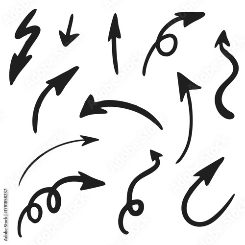 Arrows set. Arrow, cursor ico...