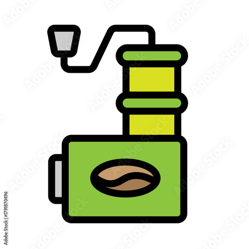 Daily Grind Vector Filled Icon Design