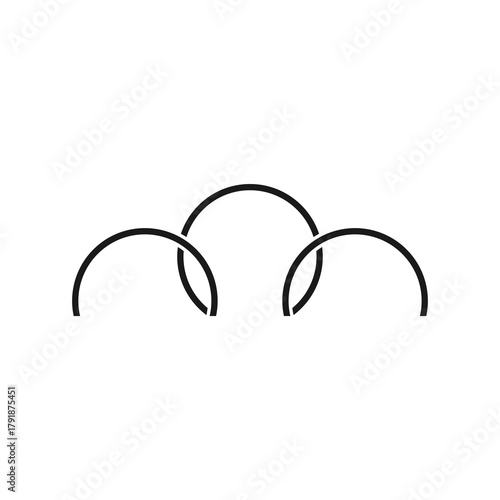 generic circle logo design , business logo , vector , symbol , company logo,background, emblem, swirl, infinity, circular	