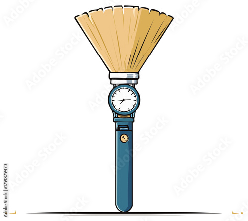 Artistic Time Management Symbol Abstract Concept