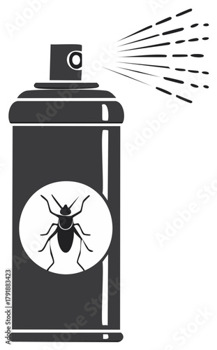 Insecticide spray illustration vector