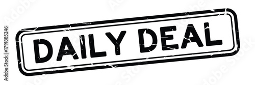 Distressed daily deal stamp graphic