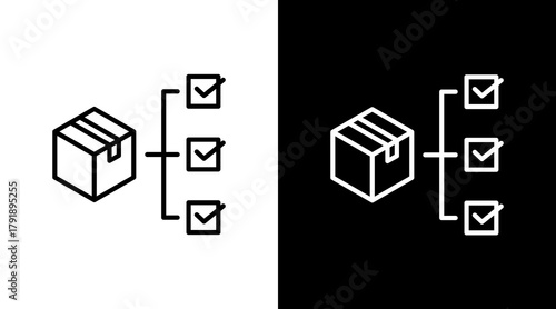 Product Listing  White Icon Set Design