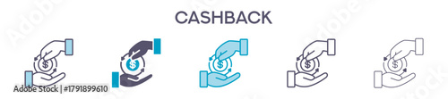 Cash Back Element For Design Graphic - Multi Styles 