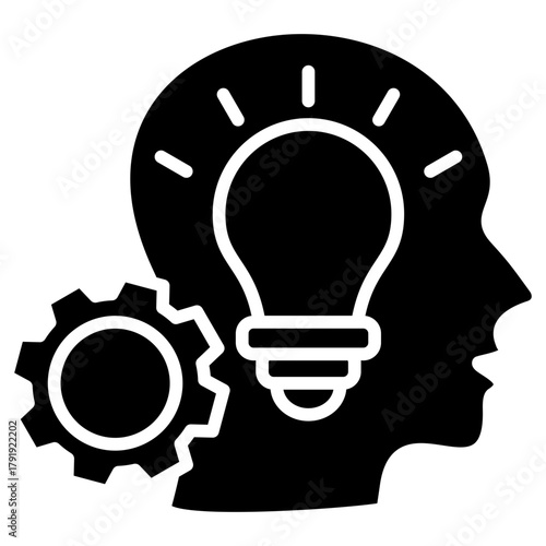 Analytical Thinking glyph icon