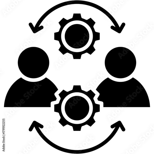 Interpersonal Skills glyph icon