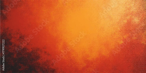 Vintage hot orange fire grunge texture on old paper canvas