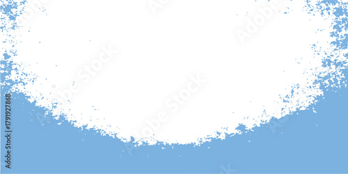 Blue winter background illustration with clear water splash and snowflake texture design