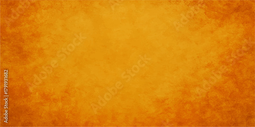 An abstract vintage orange paper texture featuring aged parchment and brown grunge stains provides an antique backdrop with copy space