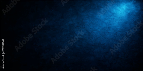 Dark blue vintage grunge wall texture background for aged design surface
