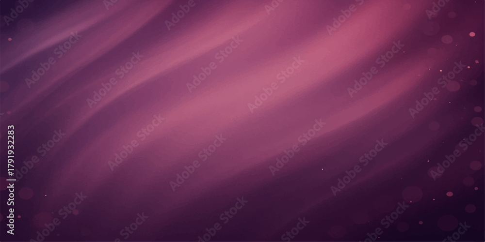 Fototapeta premium Abstract purple silk textile design with flowing light waves and soft star pattern backdrop