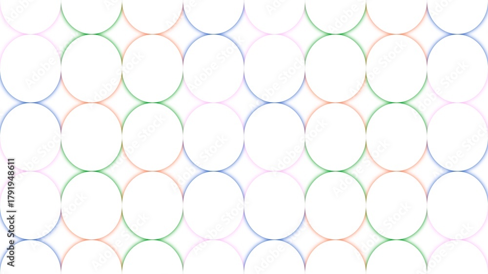 Naklejka premium seamless pattern with colorful oval
