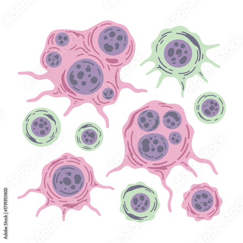 Cancer Cells Spread Icon