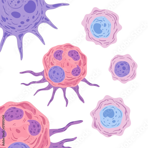 Microscopic cancer cells