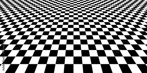 Black and white checkered pattern, Checkerboard seamless pattern, Trendy geometric seamless pattern in 80s style for your decoration, can be used as phone cases design