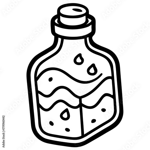 Illustration of a potion bottle