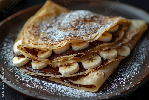 Decadent Chocolate Banana Crepes!