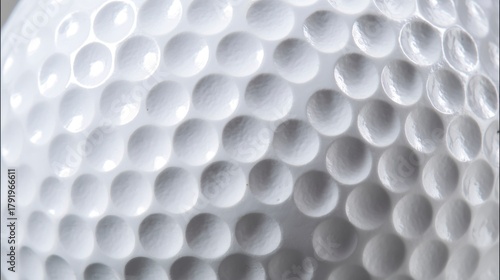 Closeup golf ball texture