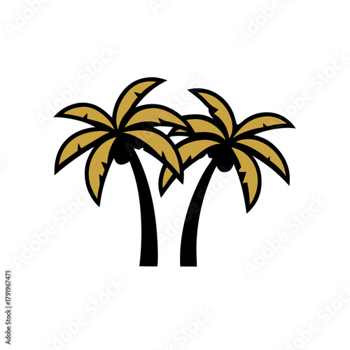 palm tree vector illustration