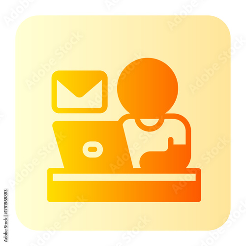 mail gradient icon