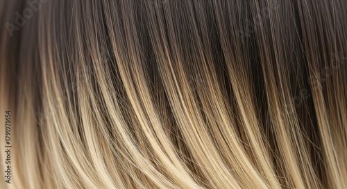 Wallpaper Mural Natural blonde to brown ombre hair texture close-up Torontodigital.ca