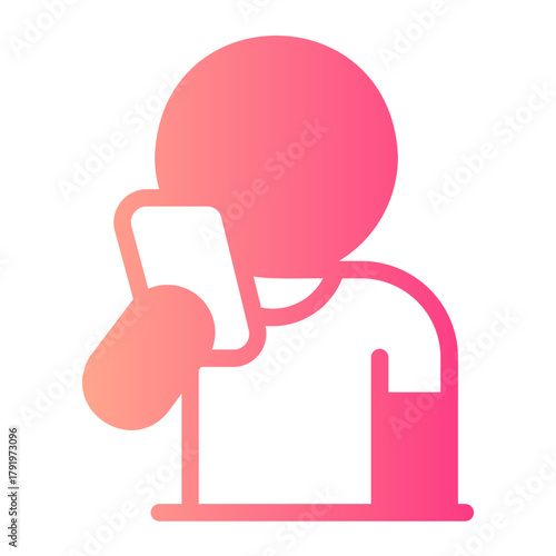phone gradient icon