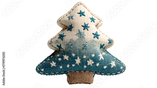 adorable fabric mini christmas tree