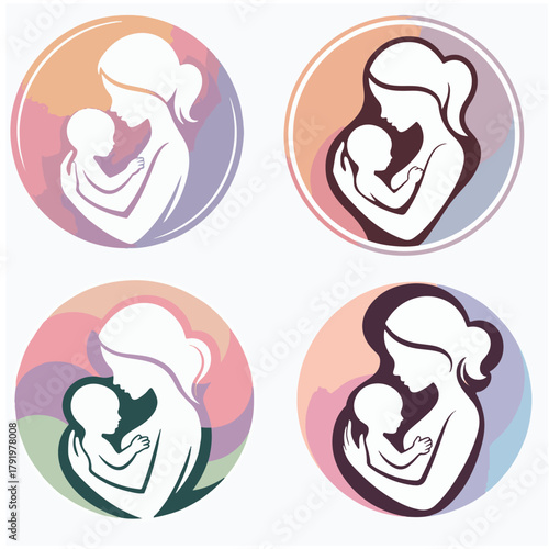 specila baby logo mom care