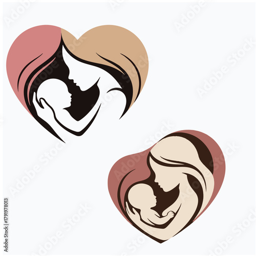 specila baby logo mom care