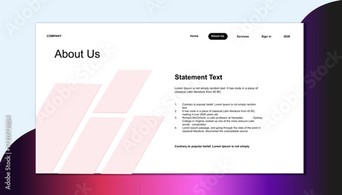 Modern Business Service Overview Presentation Slide with Layered Sphere Graphic