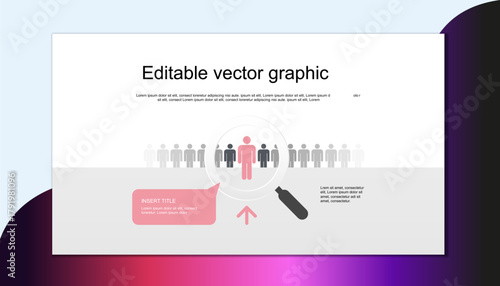 Modern Business Service Overview Presentation Slide with Layered Sphere Graphic
