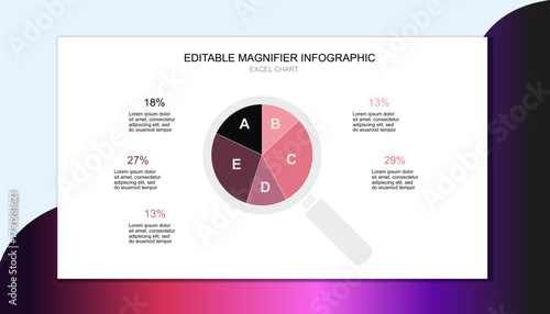 Modern Business Service Overview Presentation Slide with Layered Sphere Graphic