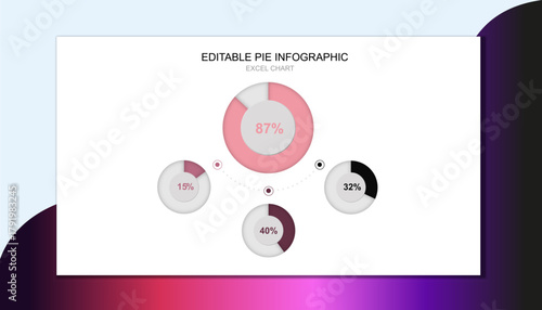 Modern Business Service Overview Presentation Slide with Layered Sphere Graphic