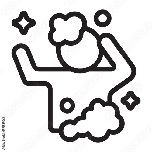 shower line icon