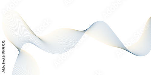 Elegant flowing line design in gradient tones, evoking a sense of grace and movement