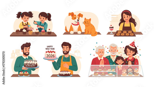 Celebrations of Life's Sweetest Moments: A heartwarming compilation of family members and friends, each moment celebrates joy, unity, and shared happiness.