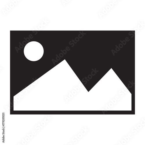 Image Gallery Icon Symbol. Premium Quality Isolated Image Gallery Icon Element In Trendy Style. Vector Illustration of Image, Photo and Album Meaning Concept.