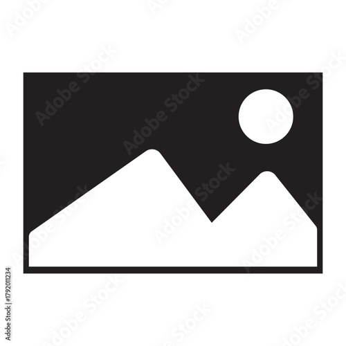 Image Gallery Icon Symbol. Premium Quality Isolated Image Gallery Icon Element In Trendy Style. Vector Illustration of Image, Photo and Album Meaning Concept.