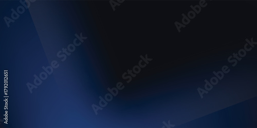 Dark blue gradient abstract background with smooth flowing curves and soft light effect. Elegant minimal vector design suitable vecor illustration eps10
