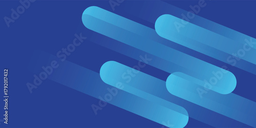Abstract blue background with diagonal lines. Dynamic shapes composition. vector design technology eps10