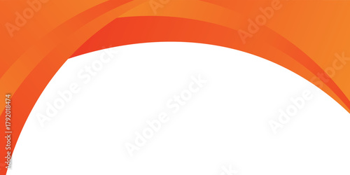 Abstract orange white banner background. Graphic design banner pattern background template eps10
