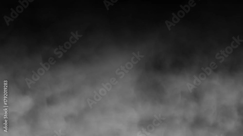 Rising Wall of Endless Smoke Steam Loop. creating a mystical and otherworldly atmosphere. The smoke is a deep grey white.