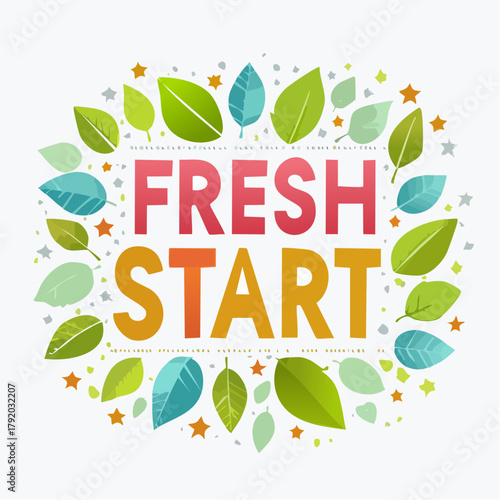 Embrace the vibrant energy of a new beginning with a visually refreshing design, symbolizing growth and positive change towards a brighter future