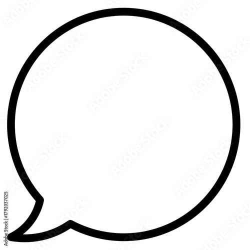 Speech Bubble icon in vector illustration