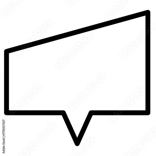 Speech Bubble icon in vector illustration