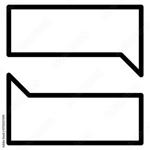 Speech Bubble icon in vector illustration